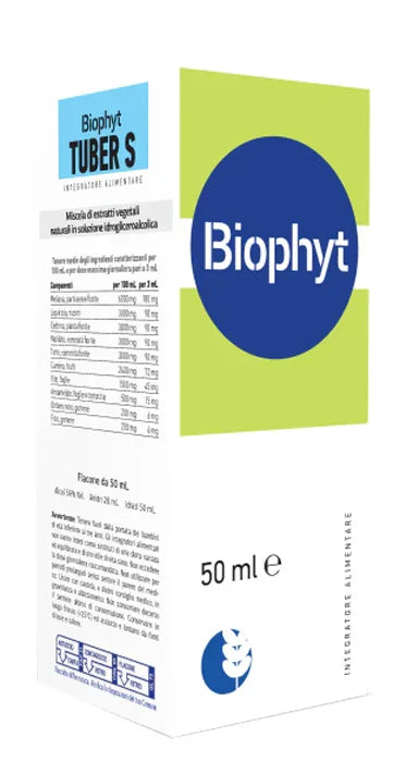 BIOPHYT TUBER S 50 ML SOLUZIONE IDROALCOLICA - Farmaspeed