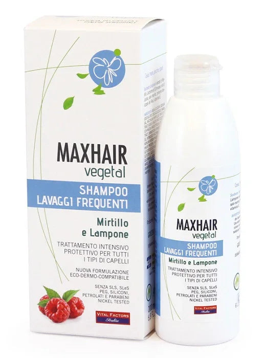 MAXHAIR VEGETAL SHAMPOO LAVAGGI FREQUENTI 200 ML - Farmaspeed