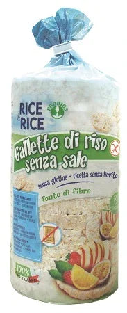 RICE&RICE GALLETTE DI RISO SENZA SALE E SENZA LIEVITO 100 G - Farmaspeed