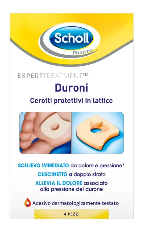 CEROTTO PROTETTIVO PER DURONI SCHOLL IN LATTICE 4 PEZZI - Farmaspeed
