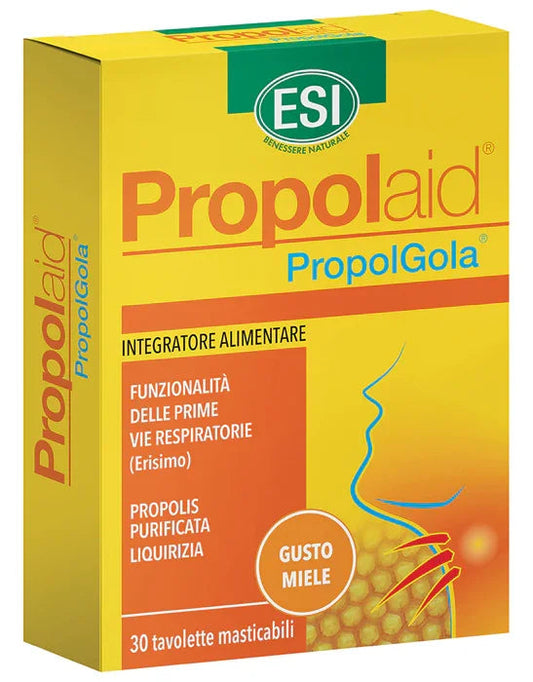 ESI PROPOLAID TAVOLETTE GOLA MIELE 30 TAVOLETTE - Farmaspeed