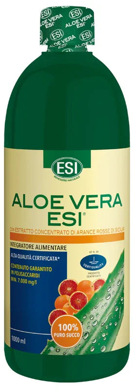 ESI ALOE SUCCO ARANCIA ROSSA 1000 ML - Farmaspeed