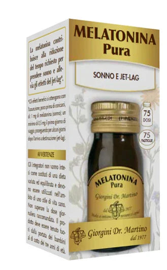 MELATONINA PURA 75 PASTIGLIE - Farmaspeed