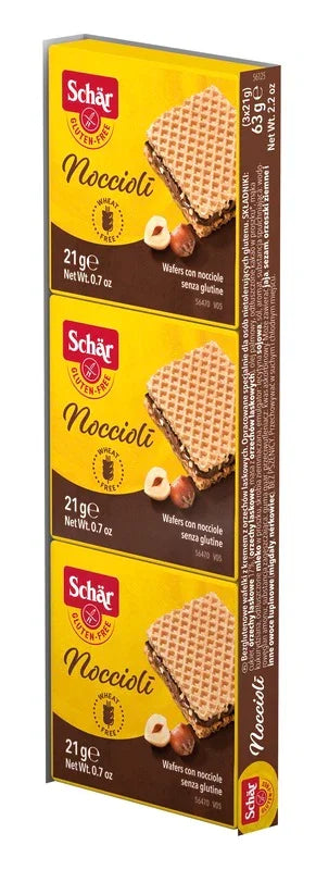 SCHAR NOCCIOLI' WAFERS CON NOCCIOLE 3 PEZZI DA 21 G - Farmaspeed