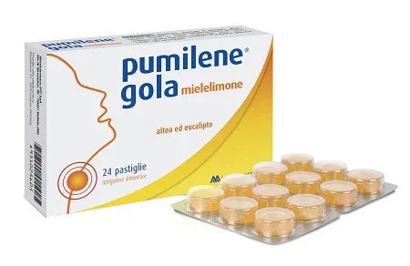 PUMILENE GOLA MIELE LIMONE 24 PASTIGLIE - Farmaspeed