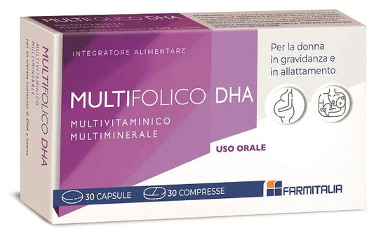 MULTIFOLICO DHA 30 CAPSULE + 30 COMPRESSE - Farmaspeed