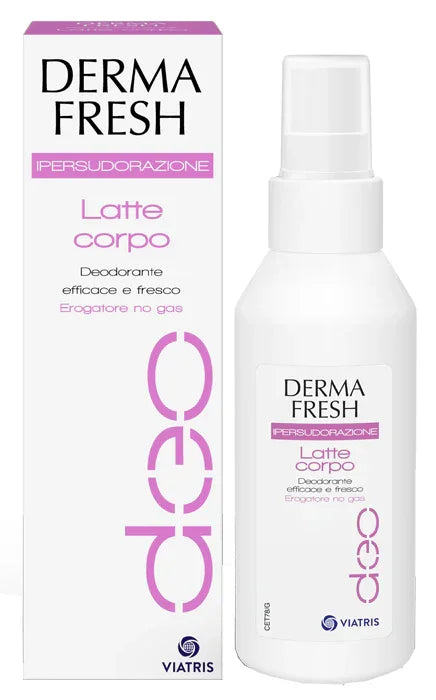 DERMAFRESH IPERSUDORAZIONE LATTE CORPO DEODORANTE 100 ML - Farmaspeed