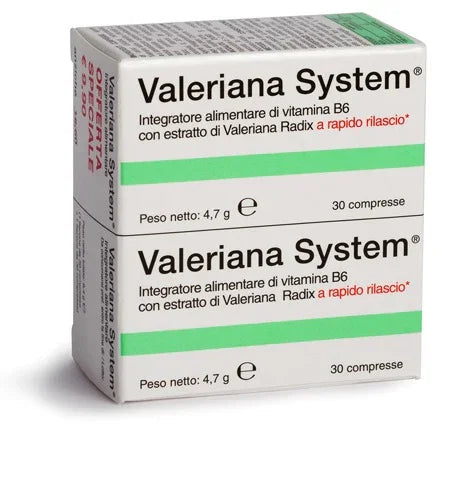 VALERIANA SYSTEM 30 COMPRESSE + 30 COMPRESSE - Farmaspeed