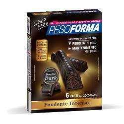 PESOFORMA BARRETTA DOUBLE DARK 6 PASTI 12 X 31 G - Farmaspeed