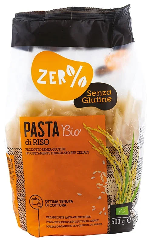 ZERO% GLUTINE PASTA RISO PENNE SENZA GLUTINE BIO 500 G - Farmaspeed