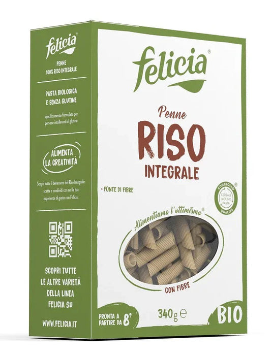 FELICIA BIO RISO INTEGRALE PENNE 340 G - Farmaspeed