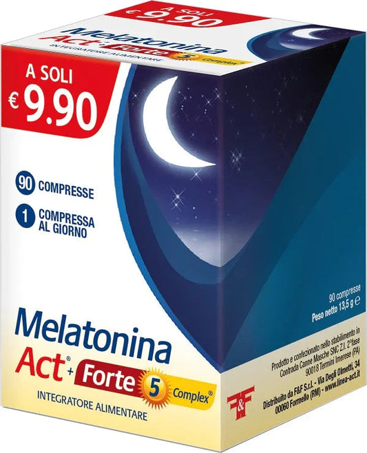 MELATONINA ACT+FORTE 5 COMPLEX 90 COMPRESSE - Farmaspeed