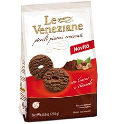 LE VENEZIANE BISCOTTI CACAO/NOCCIOLA 250 G - Farmaspeed