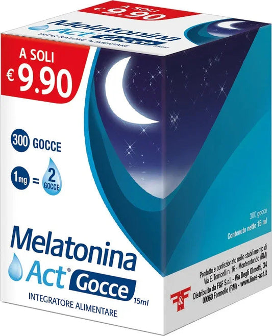 MELATONINA ACT GOCCE 15 ML - Farmaspeed