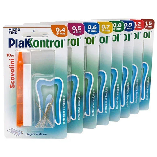 PLAKKONTROL MINIGRIP SCOVOLINO 0,5 MM 10 PEZZI - Farmaspeed
