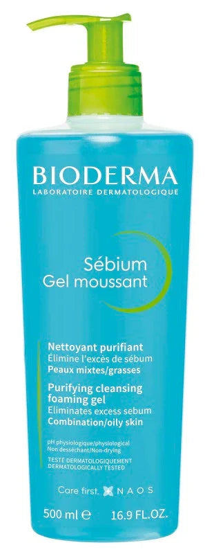 SEBIUM GEL MOUSSANT 500 ML - Farmaspeed