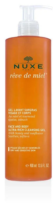 NUXE REVE DE MIEL GEL DETERGENTE VISO E CORPO 400 ML - Farmaspeed