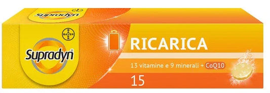 SUPRADYN RICARICA 15 COMPRESSE EFFERVESCENTI - Farmaspeed
