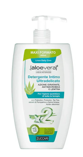 ALOEVERA2 DETERGENTE INTIMO ULTRADELICATO 400 ML - Farmaspeed