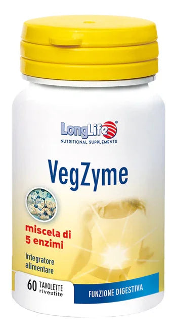 LONGLIFE VEGZYME 60 TAVOLETTE - Farmaspeed
