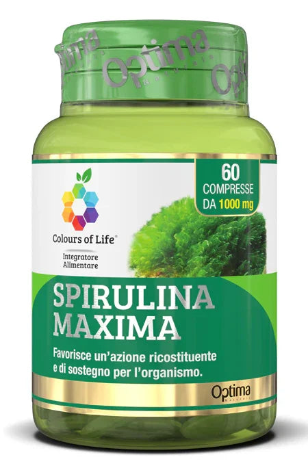 COLOURS OF LIFE SPIRULINA MAXIMA 60 COMPRESSE 1000 MG - Farmaspeed