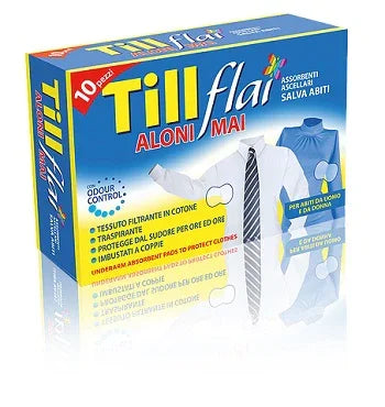 TILL FLAI ASSORBENTI ASCELLARI NUOVO ADESIVO 10 PEZZI - Farmaspeed