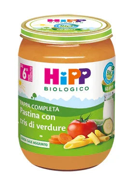HIPP BIO HIPP BIO PAPPA PRONTA PAST TRIS DI VERDURE 190 G - Farmaspeed