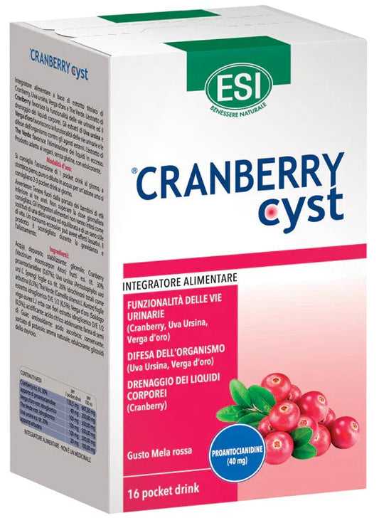 ESI CRANBERRY CYST POCKET DRINK 16 BUSTINE - Farmaspeed