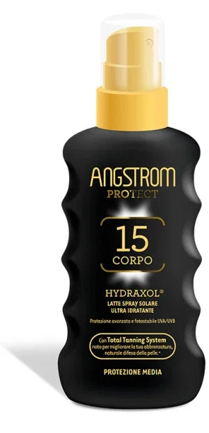 ANGSTROM PROTECT HYDRAXOL LATTE SPRAY SOLARE PROTEZIONE 15 175 ML - Farmaspeed