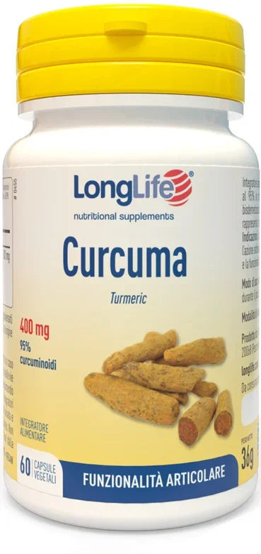 LONGLIFE CURCUMA 60 CAPSULE VEGETALI - Farmaspeed