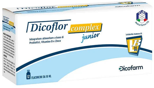 DICOFLOR COMPLEX JUNIOR 12 FLACONI DA 10 ML - Farmaspeed