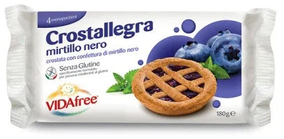 VIDAFREE CROSTALLEGRA MIRTILLO NERO 180 G - Farmaspeed