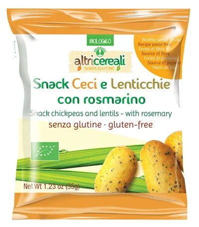 ALTRICEREALI SNACK CECI E LENTICCHIE CON ROSMARINO 35 G - Farmaspeed
