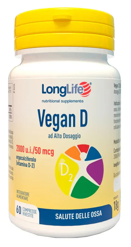 LONGLIFE VEGAN D 60 COMPRESSE - Farmaspeed