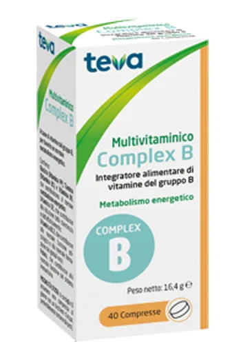MULTIVITAMINICO COMPLEX B TEVA 40 COMPRESSE 16,4 G - Farmaspeed