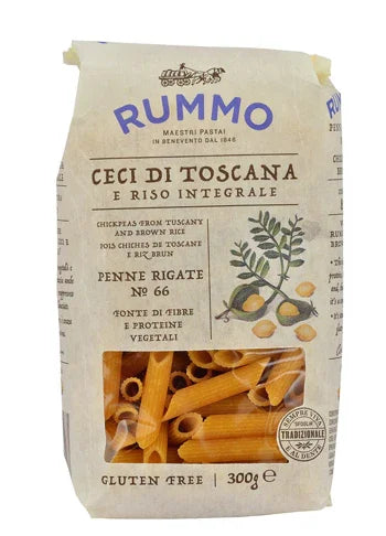RUMMO PENNE RIGATE N 66 CECI DI TOSCANA E RISO INTEGRALE 300 G - Farmaspeed