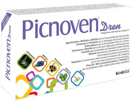 PICNOVEN DREN 100 COMPRESSE 62 G - Farmaspeed
