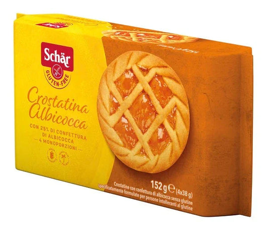 SCHAR CROSTATINA CON CONFETTURA DI ALBICOCCA 4 MONOPORZIONI DA 35 G - Farmaspeed
