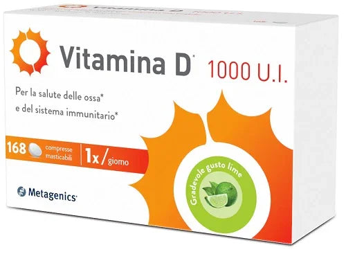 VITAMINA D 1000 UI 168 COMPRESSE MASTICABILI - Farmaspeed