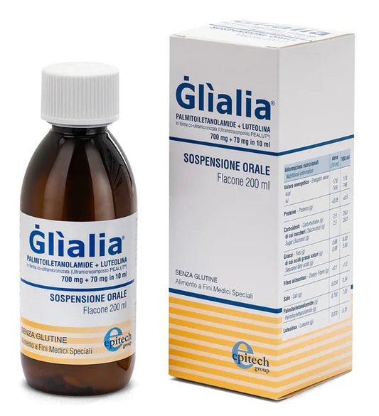 GLIALIA SOSPENSIONE ORALE 700 MG + 70 MG 200 ML - Farmaspeed