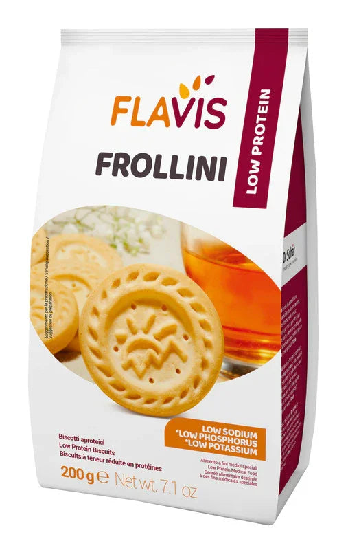 FLAVIS FROLLINI BISCOTTI APROTEICI 200 G - Farmaspeed