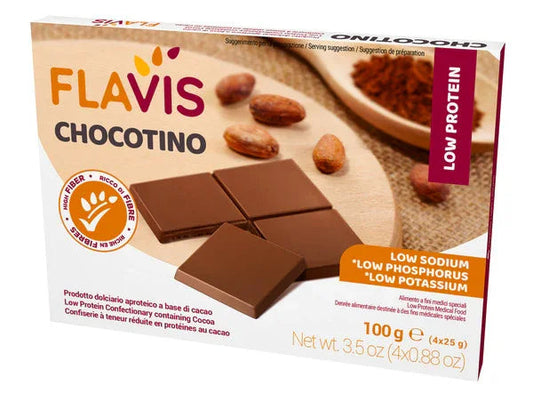 FLAVIS CHOCOTINO 4 PORZIONI DA 25 G - Farmaspeed