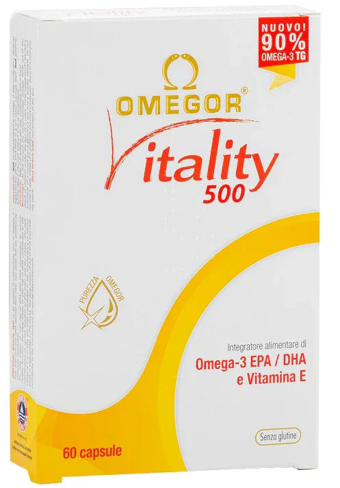 OMEGOR VITALITY 500 60 CAPSULE - Farmaspeed