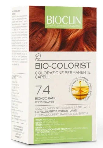 BIOCLIN BIO COLORIST 7,4 BIONDO RAME - Farmaspeed