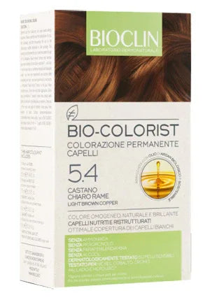 BIOCLIN BIO COLORIST 5,4 CASTANO CHIARO RAME - Farmaspeed