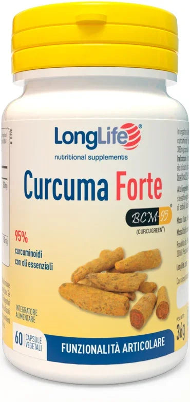 LONGLIFE CURCUMA FORTE 60 CAPSULE VEGETALI - Farmaspeed