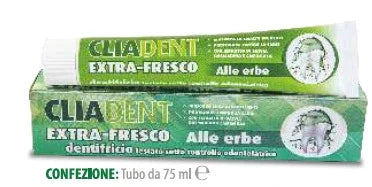 CLIADENT DENTIFRICIO ALITO FRESCO ALLE ERBE 75 ML - Farmaspeed