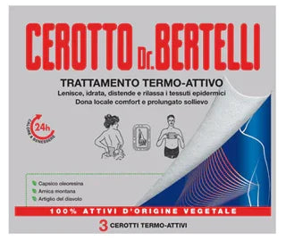 DR BERTELLI CEROTTO TERMO-ATTIVO 3 PEZZI - Farmaspeed