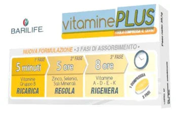 BARILIFE VITAMINE PLUS 30 COMPRESSE TRIFASE - Farmaspeed