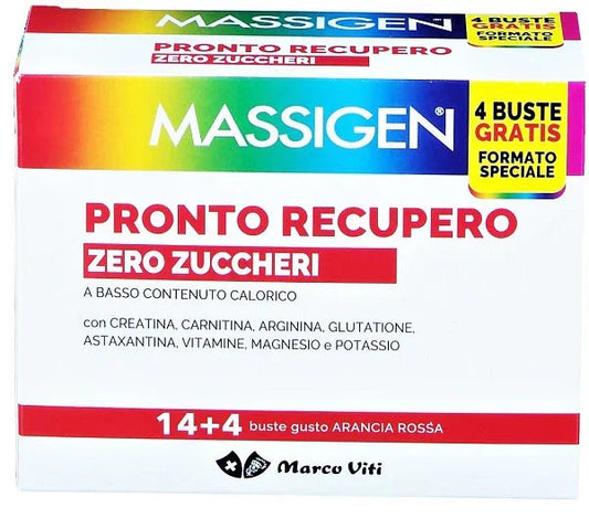 PRONTO RECUPERO ZERO ZUCCHERO 14 BUSTINE + 4 BUSTINE - Farmaspeed